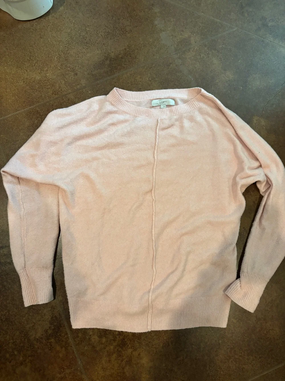 LOFT size Small Crewneck Sweaters- Light Pink & Lilac Pink